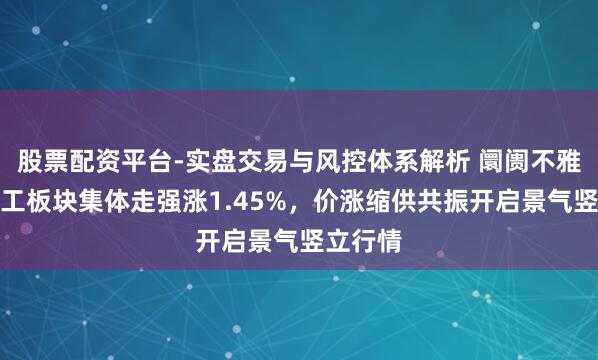 股票配资平台-实盘交易与风控体系解析 阛阓不雅察|化工板块集体走强涨1.45%,价涨缩供共振开启景气竖立行情